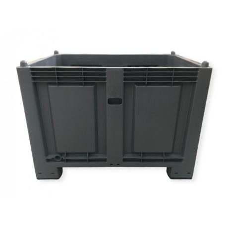 Zárt oldalú 550 l-es box-konténer 4 lábas, reg
