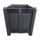 Zárt oldalú 550 l-es box-konténer 4 lábas, reg