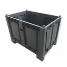 Zárt oldalú 550 l-es box-konténer 4 lábas, reg