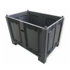 Zárt oldalú 550 l-es box-konténer 4 lábas, reg