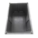 Zárt oldalú 550 l-es box-konténer 4 lábas, reg