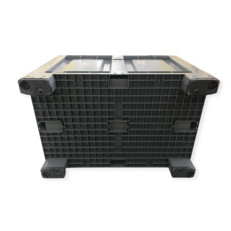 Zárt oldalú 550 l-es box-konténer 4 lábas, reg