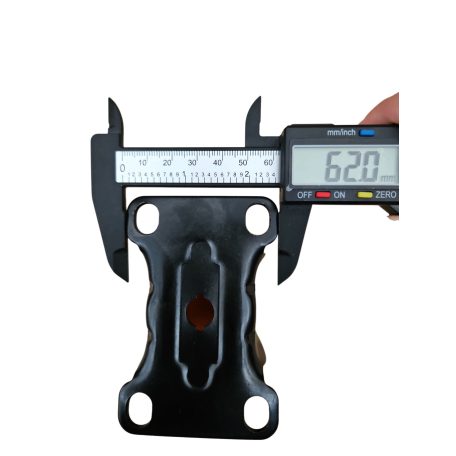 Fekete Acélfelnis görgő, talplemezes, fix, polipropilén futófelülettel, 100 mm