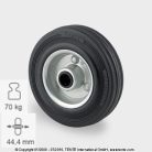 Tömörgumis Fémfelnis Alapkerék (100)