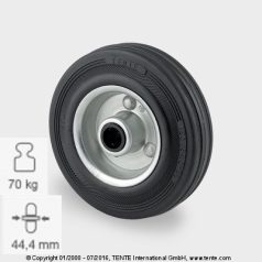 Tömörgumis Fémfelnis Alapkerék (100)