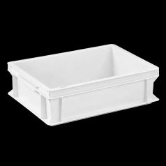 Euro Műanyag Láda 40X30X12 cm, fehér