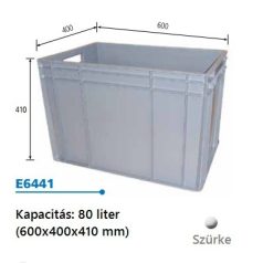 Euro Műanyag Láda 600X400X410