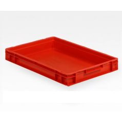 Euro Box Ef 6070 Piros - Méret 600 X 400 X 75 mm