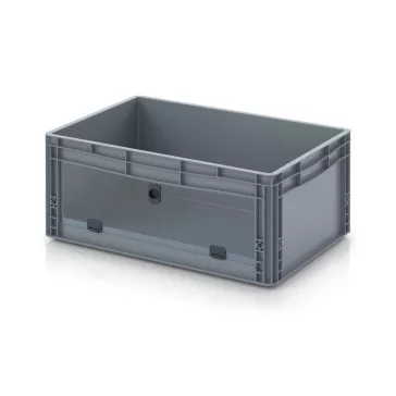   Nyitott tárolódoboz Euro formátumban akrilüveg figyelőablakkal EG SKL 64/27 HG