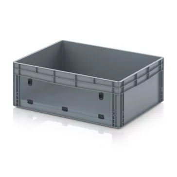   Nyitott tárolódoboz Euro formátumban akrilüveg figyelőablakkal EG SKL 86/32 HG