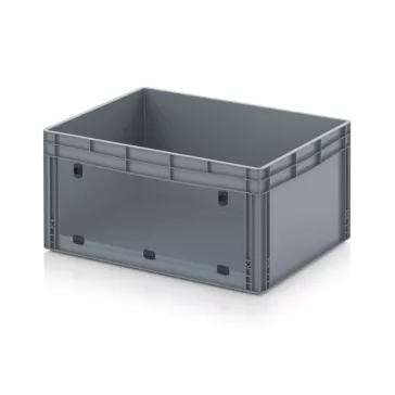   Nyitott tárolódoboz Euro formátumban akrilüveg figyelőablakkal EG SKL 86/42 HG