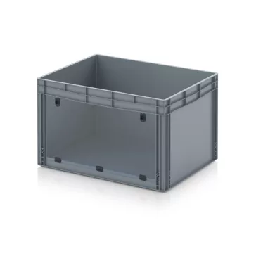   Nyitott tárolódoboz Euro formátumban akrilüveg figyelőablakkal EG SKL 86/52 HG