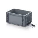 Nyitott tárolódoboz Euro formátumban akrilüveg figyelőablakkal EG SKS 32/17 HG