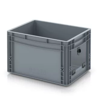   Nyitott tárolódoboz Euro formátumban akrilüveg figyelőablakkal EG SKS 43/27 HG