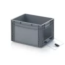 Nyitott tárolódoboz Euro formátumban akrilüveg figyelőablakkal EG SKS 43/27 HG