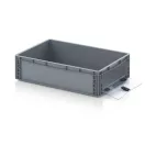 Nyitott tárolódoboz Euro formátumban akrilüveg figyelőablakkal EG SKS 64/17 HG