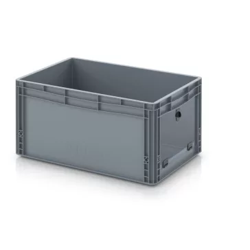   Nyitott tárolódoboz Euro formátumban akrilüveg figyelőablakkal EG SKS 64/32 HG