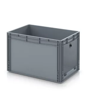   Nyitott tárolódoboz Euro formátumban akrilüveg figyelőablakkal EG SKS 64/42 HG