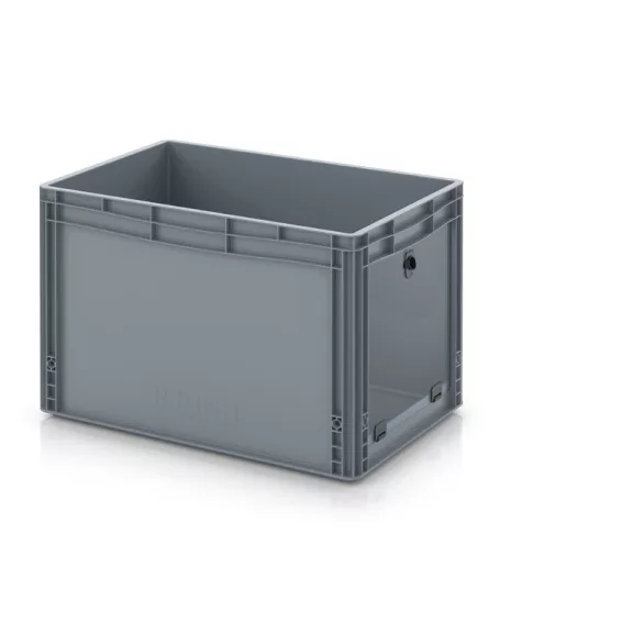 Nyitott tárolódoboz Euro formátumban akrilüveg figyelőablakkal EG SKS 64/42 HG