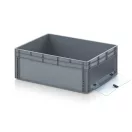 Nyitott tárolódoboz Euro formátumban akrilüveg figyelőablakkal EG SKS 86/32 HG