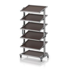   Rendszerkocsi 80 x 60 Euro ládához, magasság 200 cm, dönthető EG SWN 200 86 U