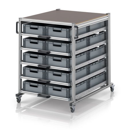 Rendszerkocsi raklapformátumban EG SW 134 1208 6417