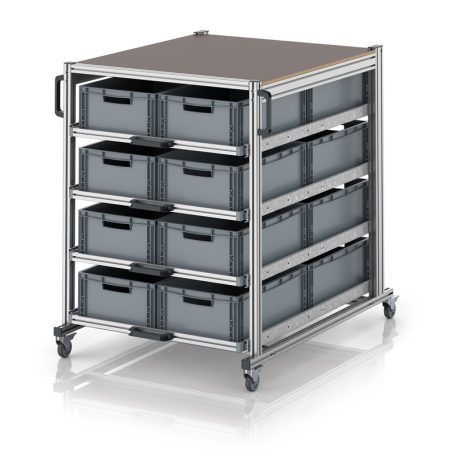 Rendszerkocsi raklapformátumban EG SW 134 1208 6422