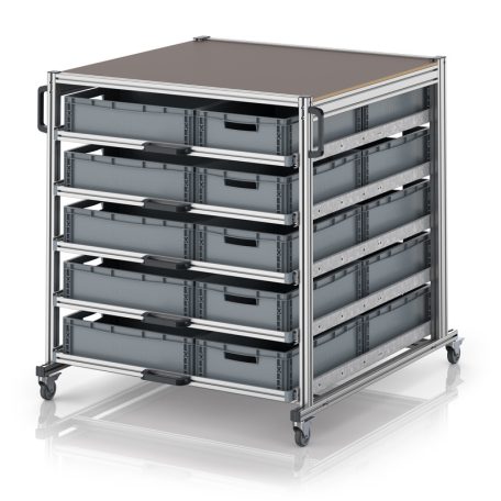 Rendszerkocsi raklapformátumban EG SW 134 1210 6417