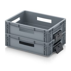 Euro láda zárt, összekapcsoló rendszerrel EG VL 43/12 HO