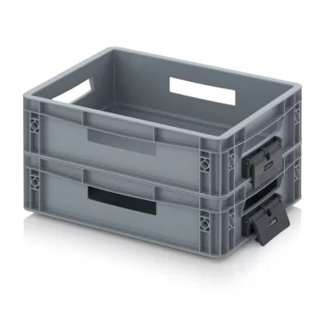 Euro láda zárt, összekapcsoló rendszerrel EG VL 43/12 HO