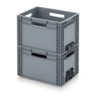 Euro láda zárt, összekapcsoló rendszerrel EG VL 43/27 HO