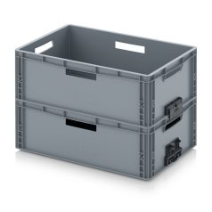 Euro láda zárt, összekapcsoló rendszerrel EG VL 64/22 HO