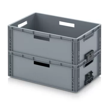 Euro láda zárt, összekapcsoló rendszerrel EG VL 64/22 HO