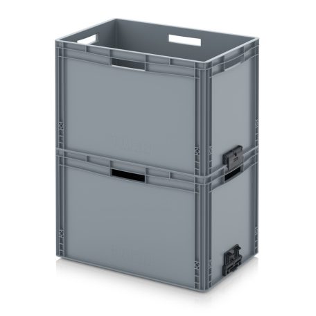 Euro láda zárt, összekapcsoló rendszerrel EG VL 64/42 HO