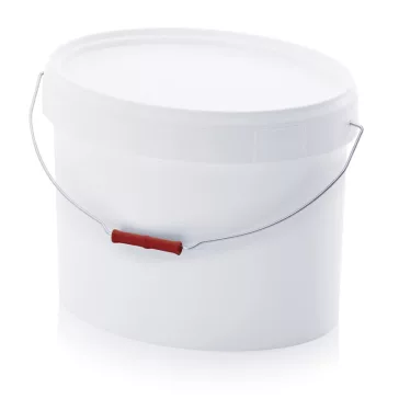   Vödör Fedéllel Ovális, Fém kengyel fogantyúval 18,8 L, EO 18,8+DM