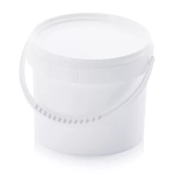 Vödör Fedéllel Kerek, Műanyag fül 0,95l ER 0,95-132+DK