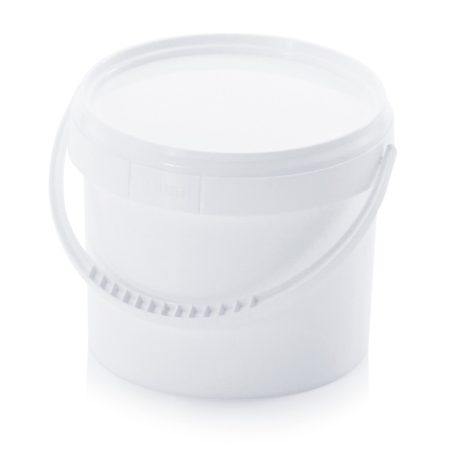 Vödör Fedéllel Kerek, Műanyag fül 0,95l ER 0,95-132+DK