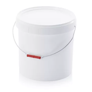   Vödör Fedéllel Kerek, Fém kengyel fogantyúval 18l ER 18-326+DM