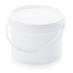 Vödör Fedéllel Kerek, Műanyag fül 7,4l ER 7,4-267+DK