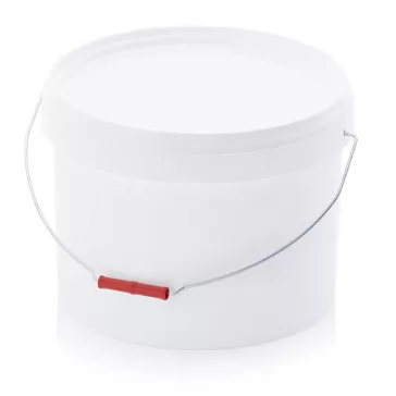   Vödör Fedéllel Kerek, Fém kengyel fogantyúval 7,4l ER 7,4-267+DM