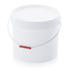   Vödör Fedéllel Kerek, Fém kengyel fogantyúval 8,6l ER 8,6-267+DM