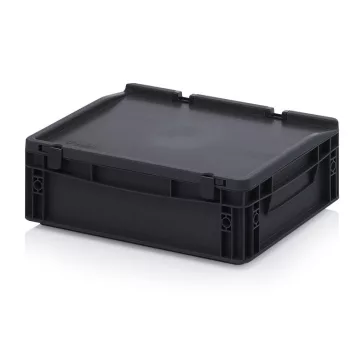 Esd Euro Tárolóláda Zsanéros Fedéllel Esd Ed 43/12 Hg