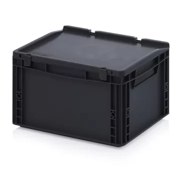 Esd Euro Tárolóláda Zsanéros Fedéllel Esd Ed 43/22 Hg
