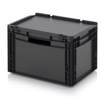   ESD Euro Tárolóláda Zsanéros Fedéllel ESD ED 43/27 HG HO