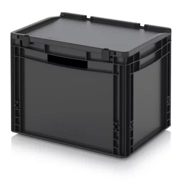   ESD Euro Tárolóláda Zsanéros Fedéllel ESD ED 43/32 HG HO