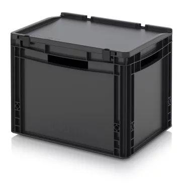 ESD Euro Tárolóláda Zsanéros Fedéllel ESD ED 43/32 HO