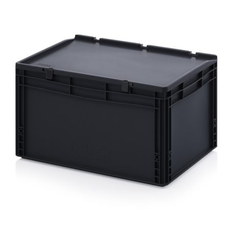 Esd Euro Tárolóláda Zsanéros Fedéllel Esd Ed 64/32 Hg