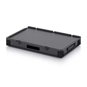   ESD Euro Tárolóláda Zsanéros Fedéllel ESD ED 64/75 HG HO