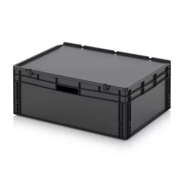   ESD Euro Tárolóláda Zsanéros Fedéllel ESD ED 86/32 HG HO