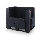 Összecsukható ESD Bigbox 4 Rakodónyílással, 3 Hosszanti talppal, ESD KLK 1208K